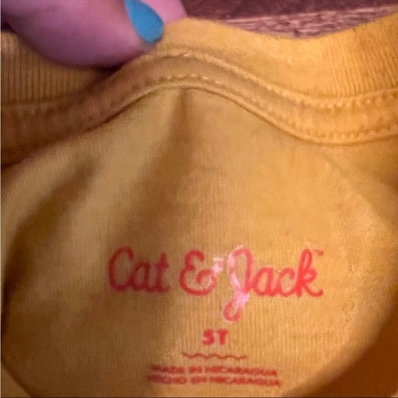 Boy’s 5t “Read Together” tshirt; Boy’s 5t Mustard Yellow Cat & Jack tshirt - Picture 5 of 6